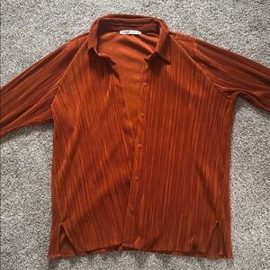 Abercrombie & Fitch Burnt Orange Shirt